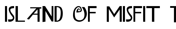 Island of Misfit Toys font preview